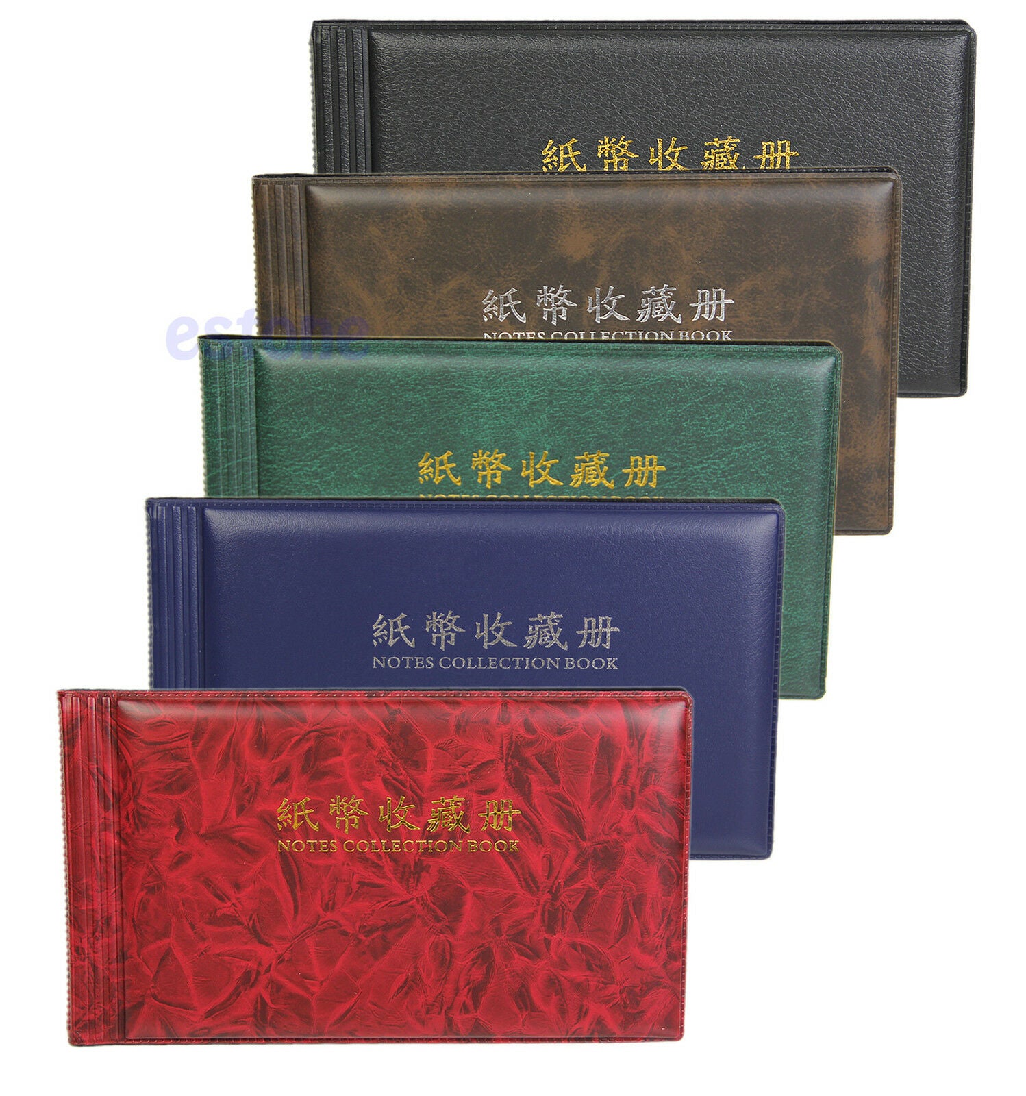 30 Notes Pages Paper Money Pocket Wallet Currency Banknote Collection Album