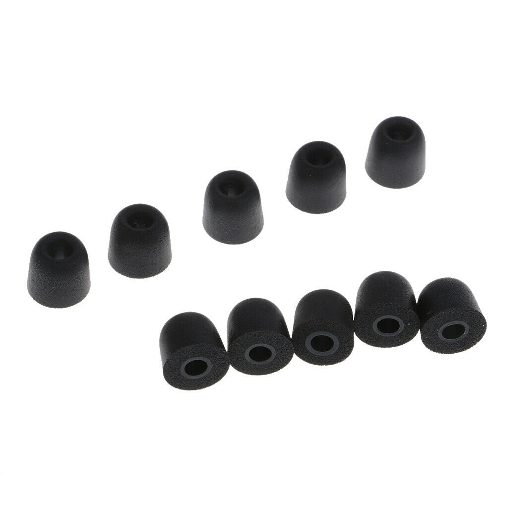 20x 4.5mm Eartips Bud Earbud Eargels Memory Foam Set For Earphone InEar