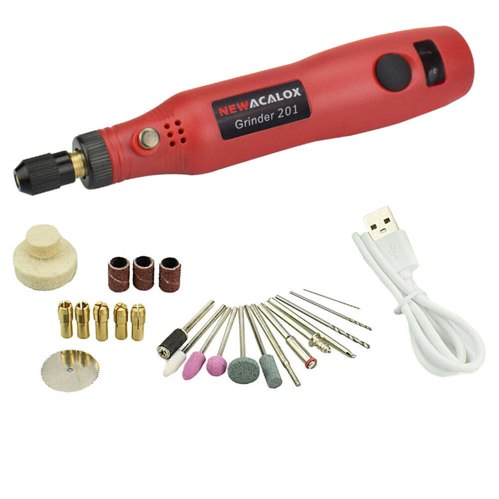 Electric Drill Grinder Sander Kit 3 Speeds Woodworking Hobby Polishing