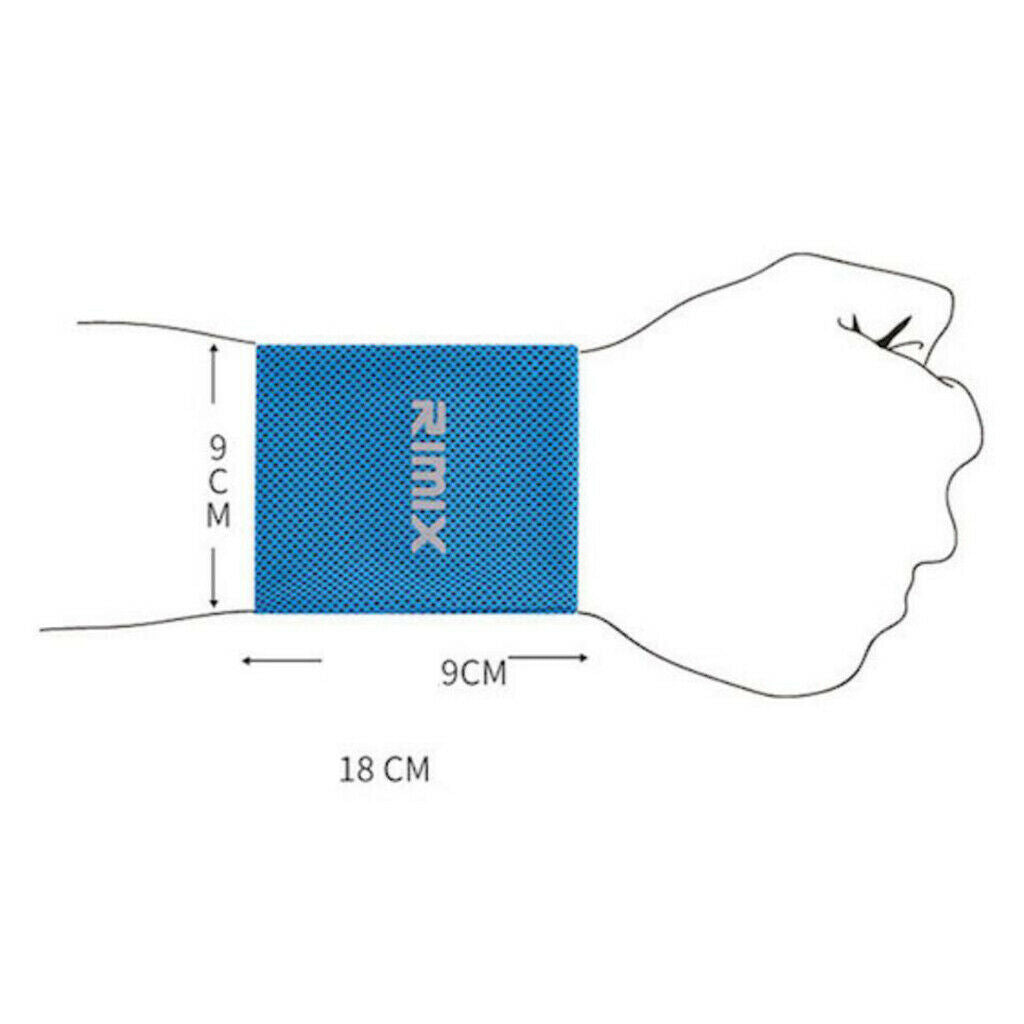 Unisex Sport Wristbands Elastic Cool Athletic Sweatbands Absorbent Wristbands