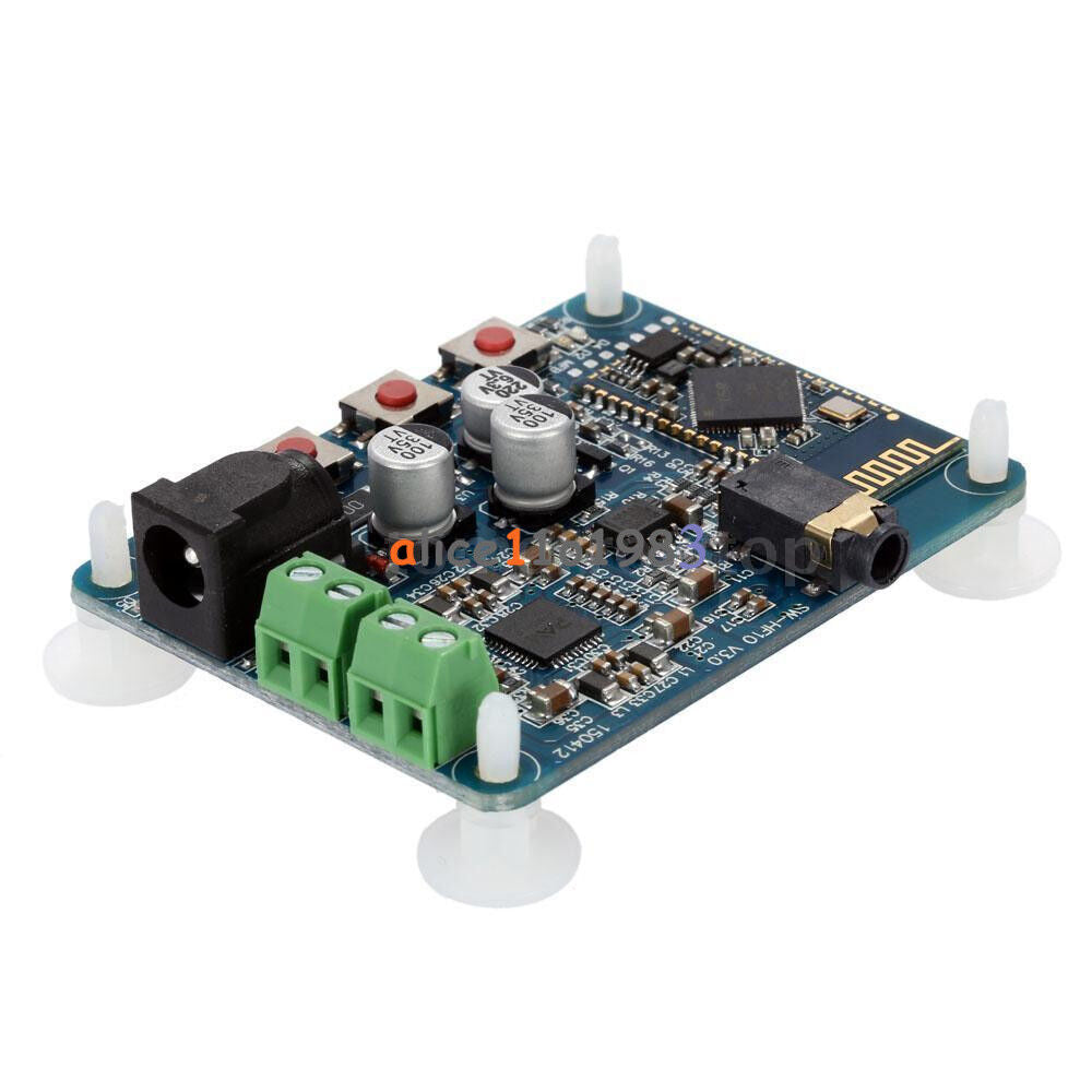DC 12V Bluetooth 4.0 PAM8610 Audio Receiver Stereo Amplifier Board 10W+10W 2X10W
