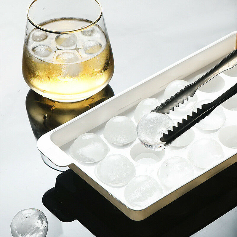 Round Ice Ball Maker Summer Plastic Large Ice Cube Mold Ball Shaped Mould.l8
