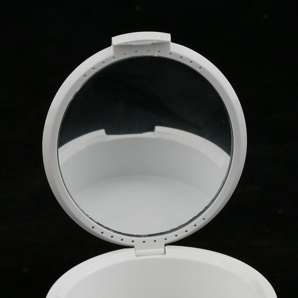 2 Pieces Denture Bath Storage Box Orthodontic Mouthguard