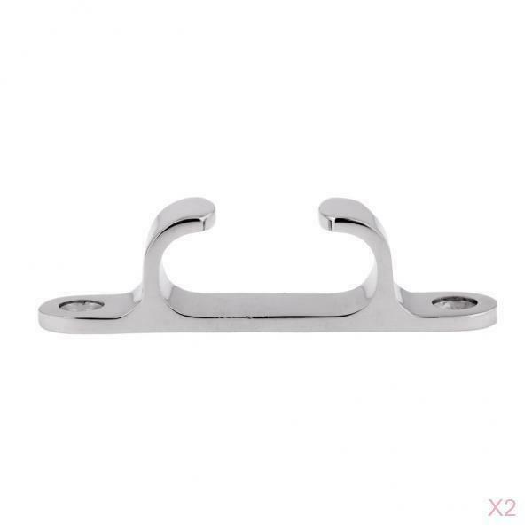 2 Pieces Straight Cable Guide In Stainless Steel 100MM