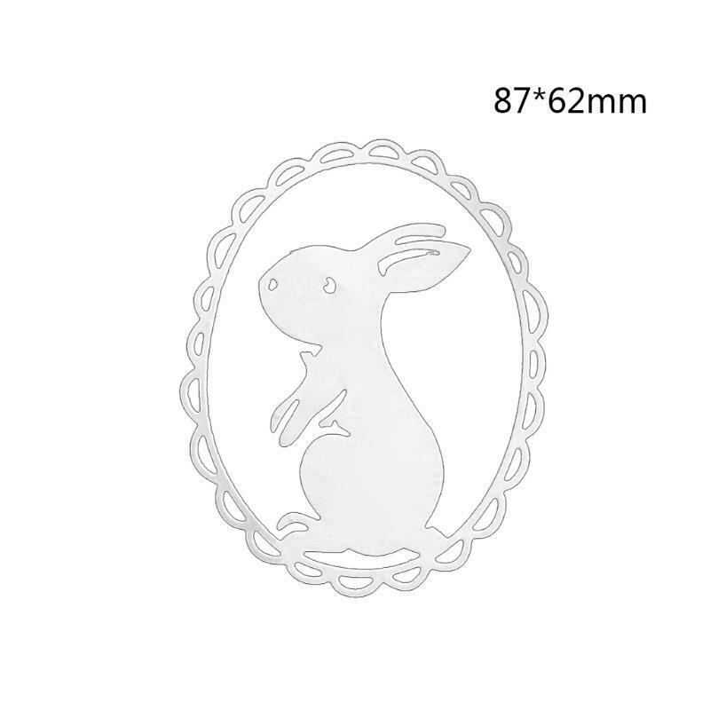 Easter Rabbit Metal Cutting Dies Stencil Scrapbooking DIY Album Stamp Paper Card