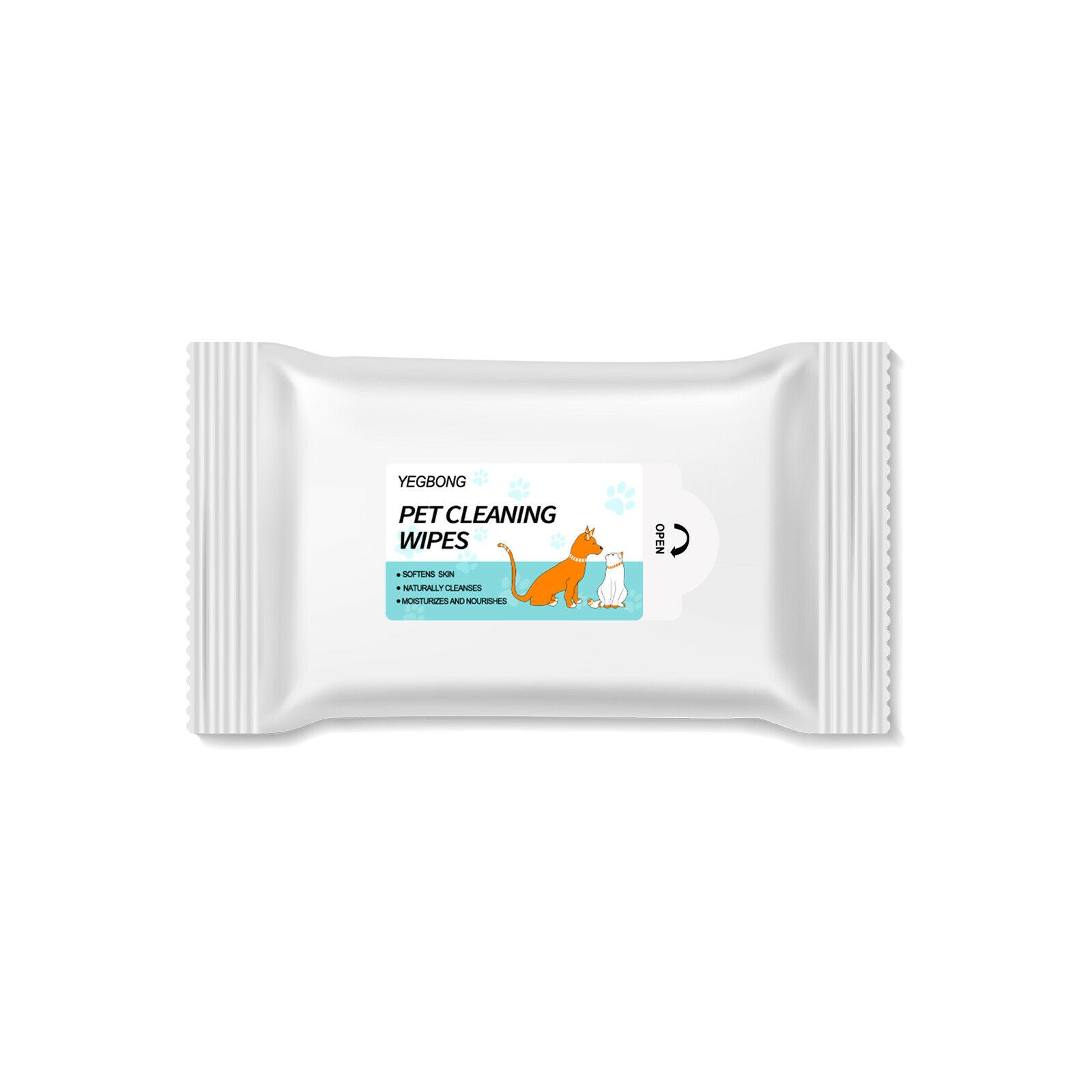 Pet Wipes No Rinse for Pet Cat Bathing Pet Grooming Washing Easy Dog Dry Cl KX