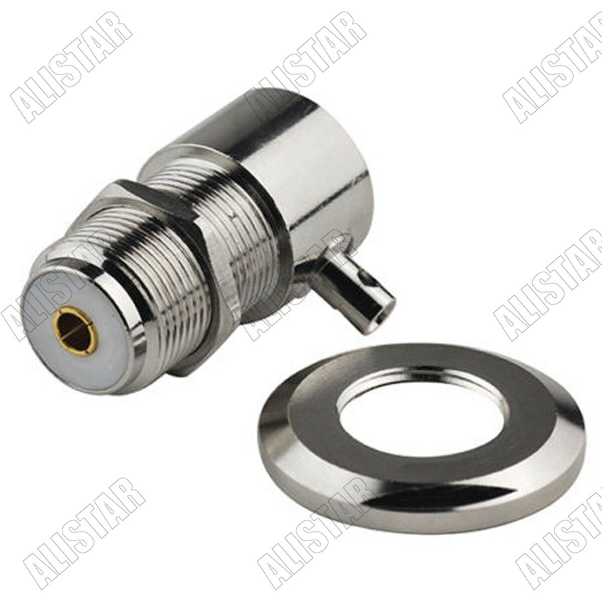 10x UHF Female SO239 Right Angle Solder Connector LMR100 RG316 RG174 RG178 Cable