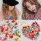 100 PCS Mini Hair Claw Clips For Women Girls Cute Candy Colors Beads  Headw Lt