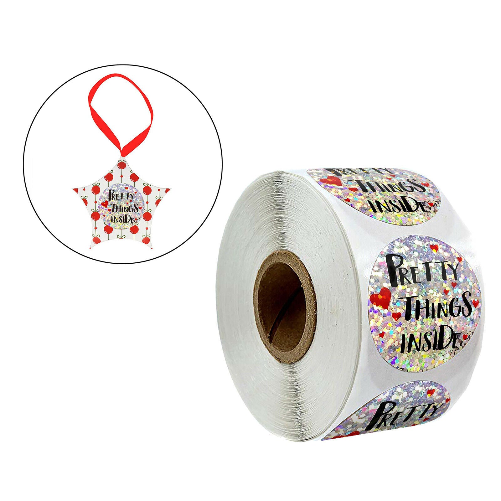 500pcs round paper stickers seal food biscuits stickers labels