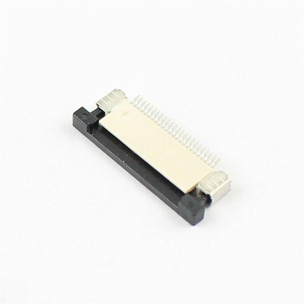 10 Pcs Pitch Ribbon Flat Connector Socket bottom contact FFC FPC 24-Pin 0.5mm