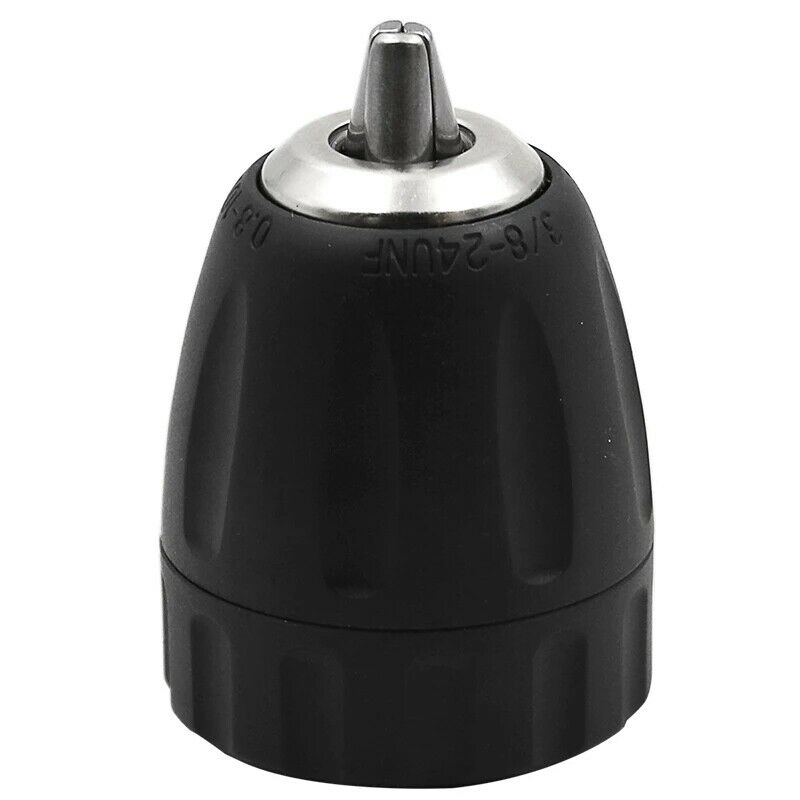 3/8-24UNF 0.8-10MM Hex Shank Keyless Drill Bit Chuck Clip with 1/4 Hex Shank RE6