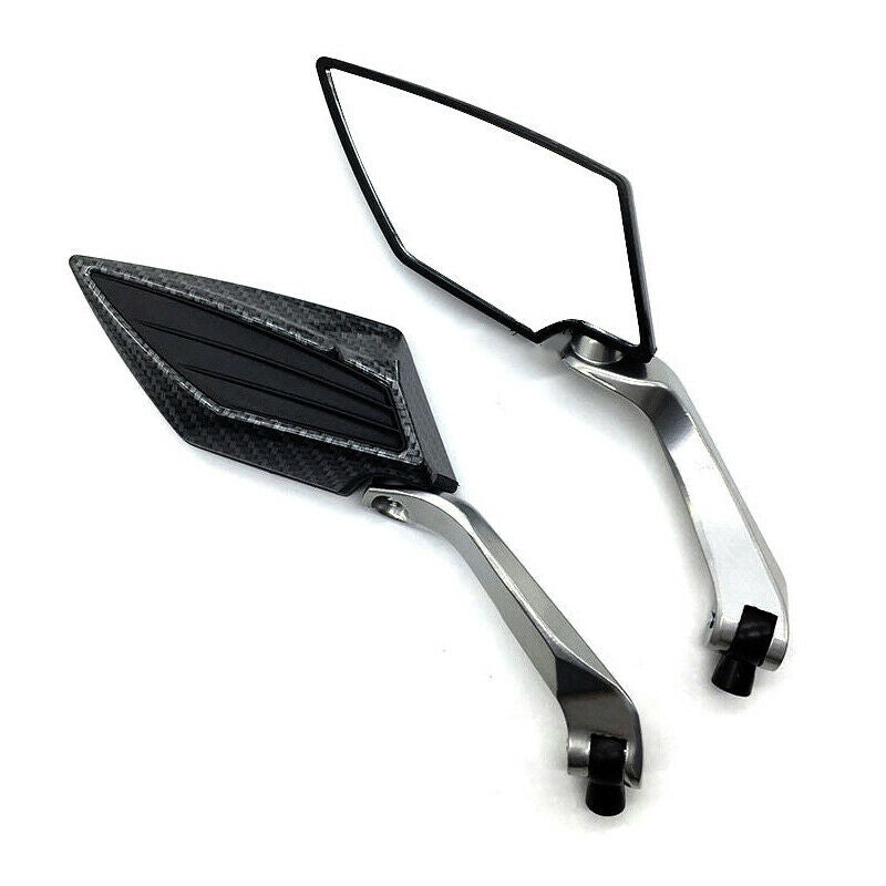 Motorcycle Scooter E-Bike Modification Side Aluminum Rear View Mirrors 8mm 10mm