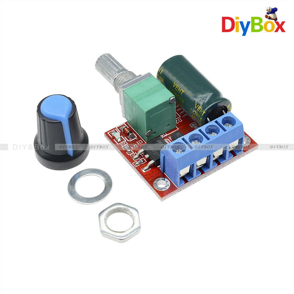 DC4.5V~35V 6V 12V 24V 5A PWM Motor Controller Speed LED Regulation Dimmer 20khz