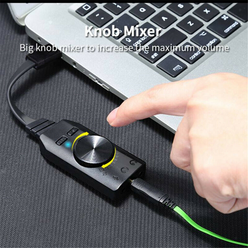 Virtual 7.1CH Channel USB 2.0 Audio Sound Card Adapter No External Power