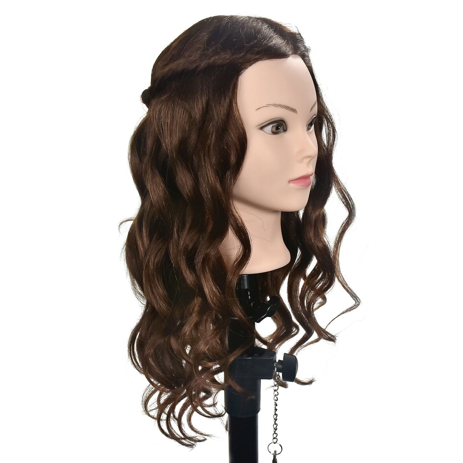 20 '' Long Hair Practical Hairdressing Training Head Cosmetology Mannequ