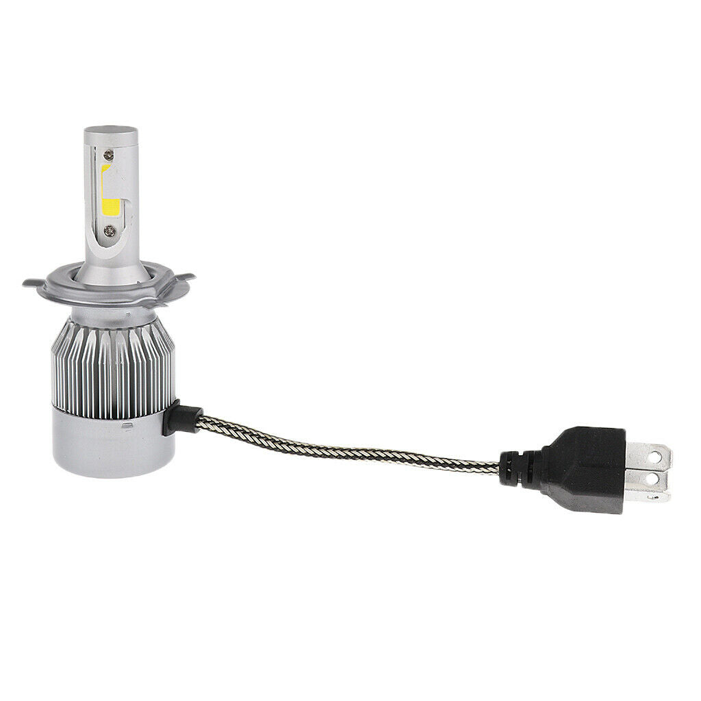 7200LM 72W High Power LED 9003/H4 Headlight High Low Beam Bulbs White 6000K