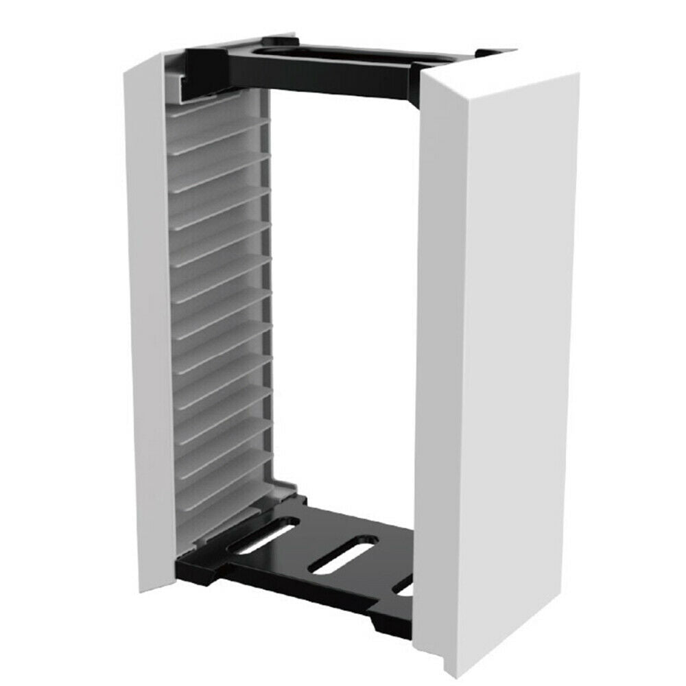 Game Disc Box Storage Rack 12 Games Disc Holder Shelf for PS5 Game Discs