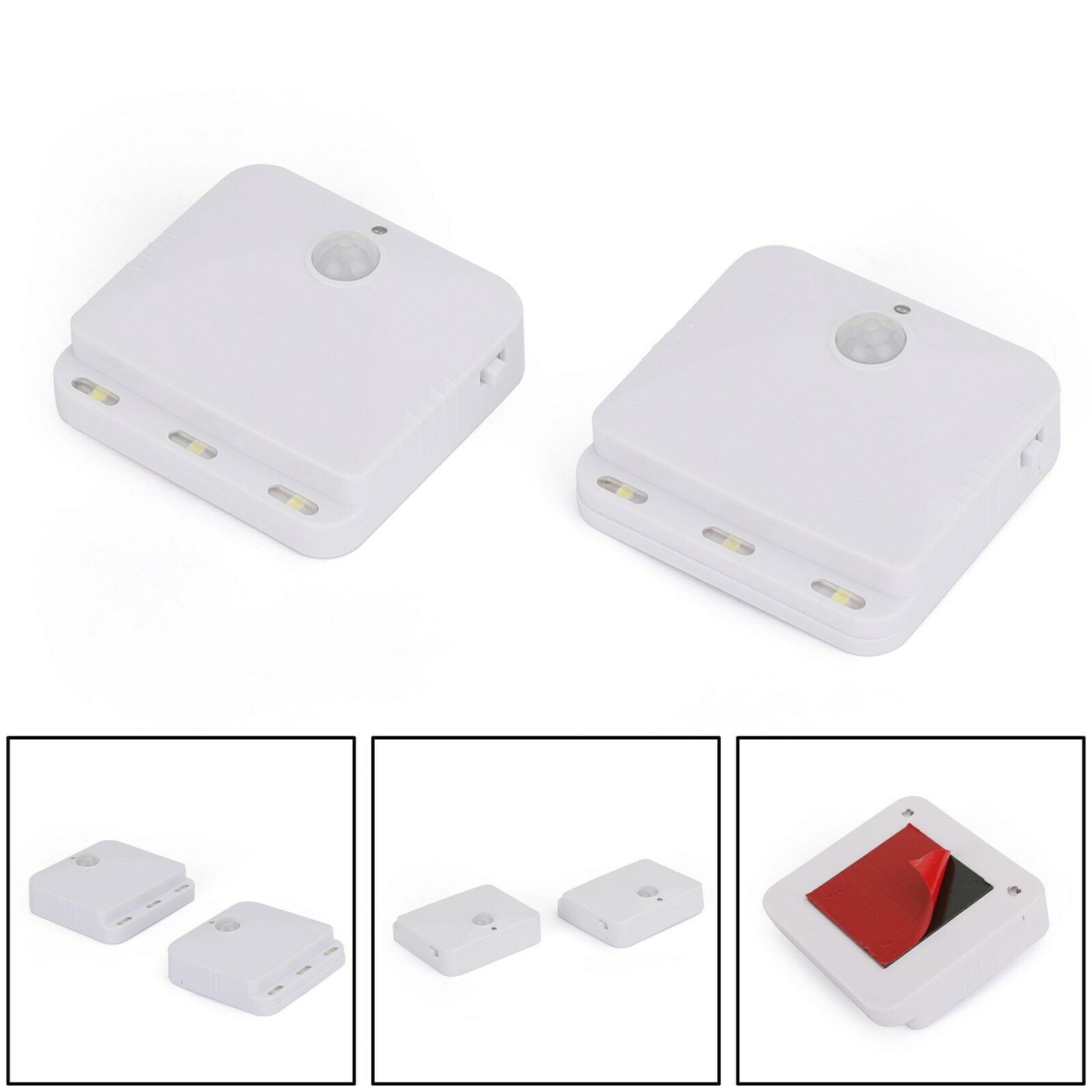 6pcs Sensor Brite Motion Activated LED Lights Stair Lights As Seen On TV CA