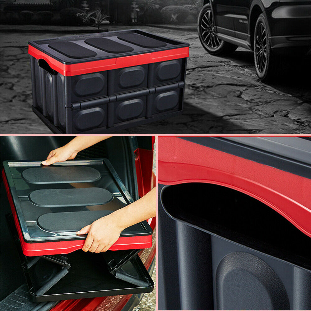 30L Multifunction Car Trunk Box Auto Move Storage Box Tool Pack Oversized Folded