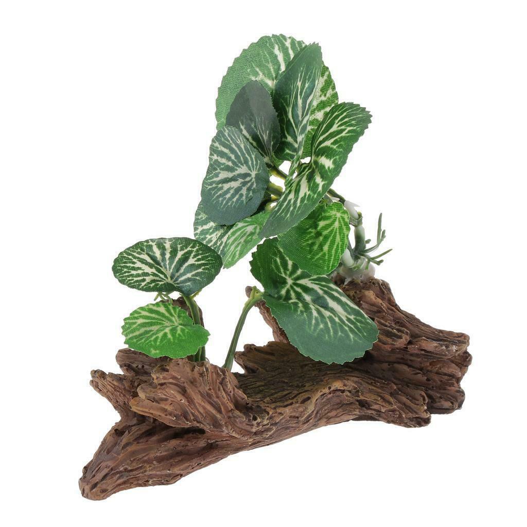 2x Reptile Grass Plants Underwater Plants For Reptile Lizards Fish Tank