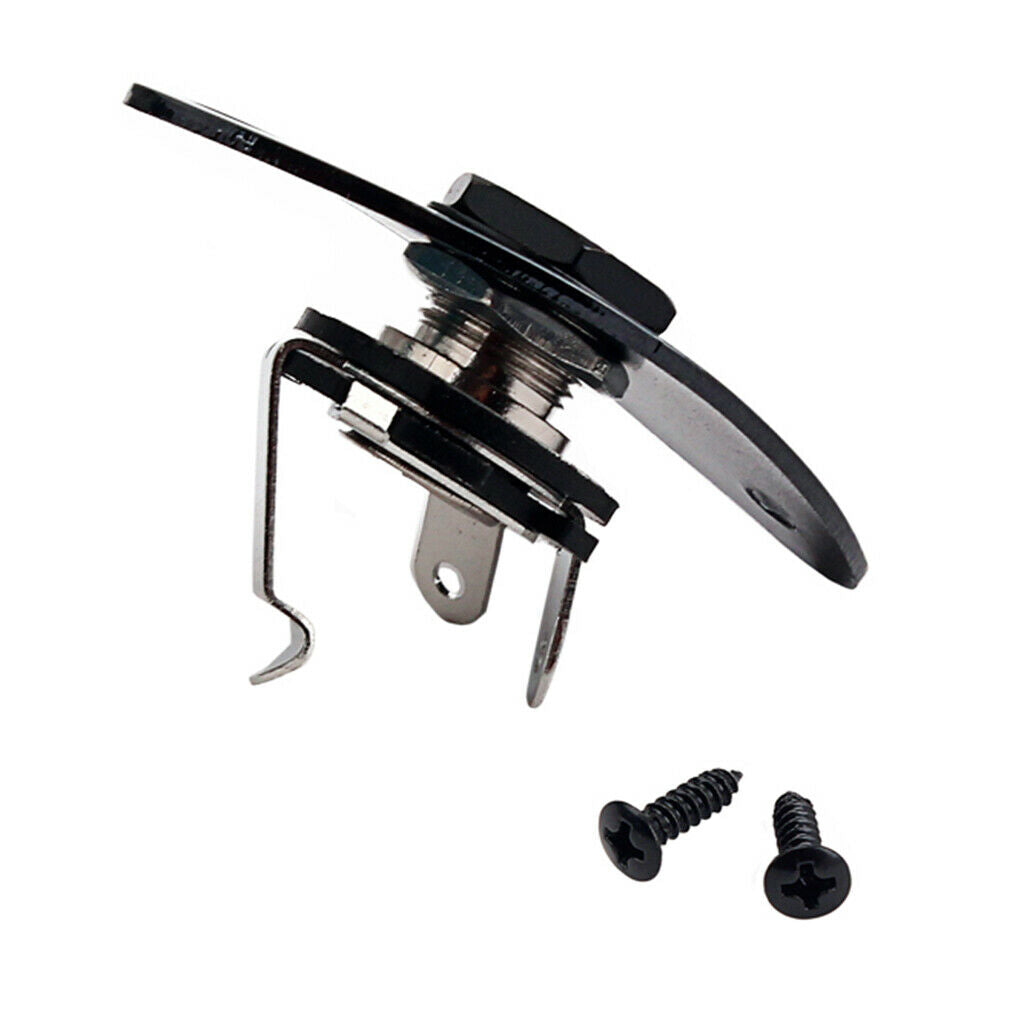 Oval Guitar Socket Plate For Electric Bass Cigar Box Spare Parts