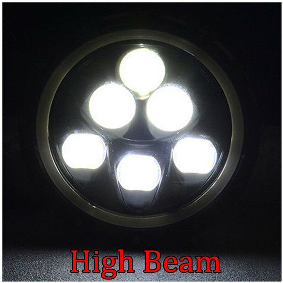 1x 7" 60W Led Headlight Hi/Low Beam Headlamp Light For Jeep Wrangler TJ/LJ/CJ/JK