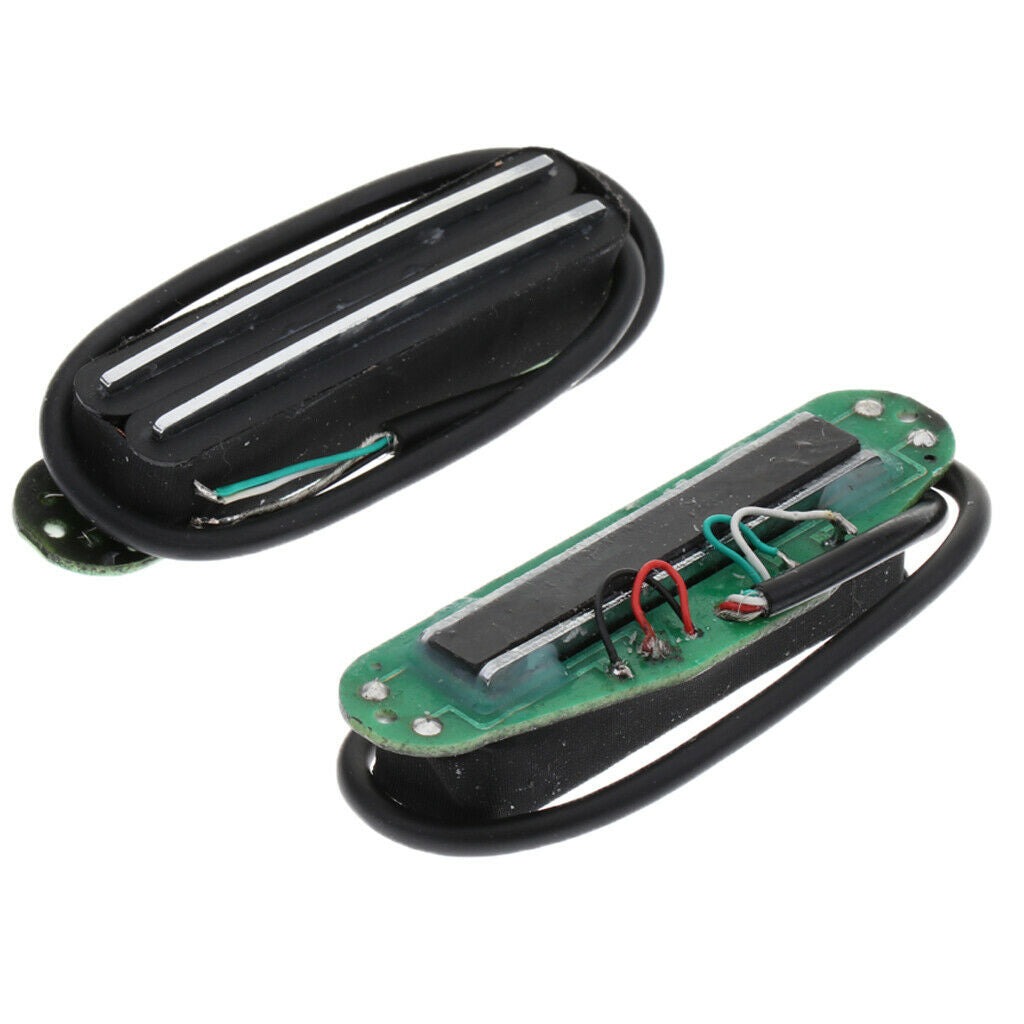 2 pieces single coil guitar pickup electric guitar humbucker black + white