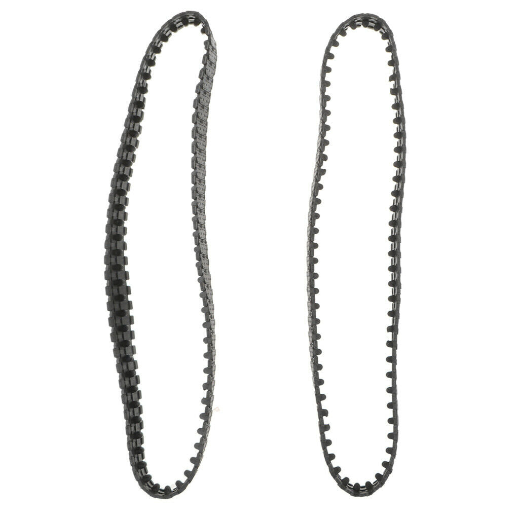 2 Pairs Of 66cm Rubber Tank Track For DIY Robot Replacement