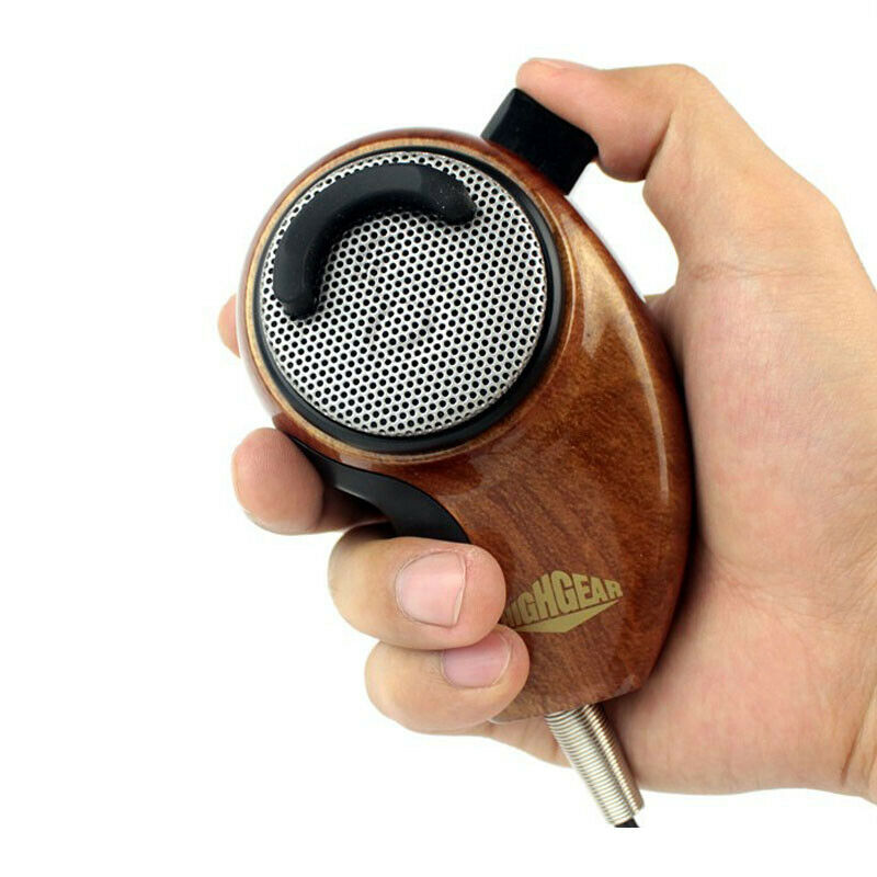 4 Pin Woodgrain Noise Canceling Microphone HG-M84W for Cobra Radio Walkie Talkie