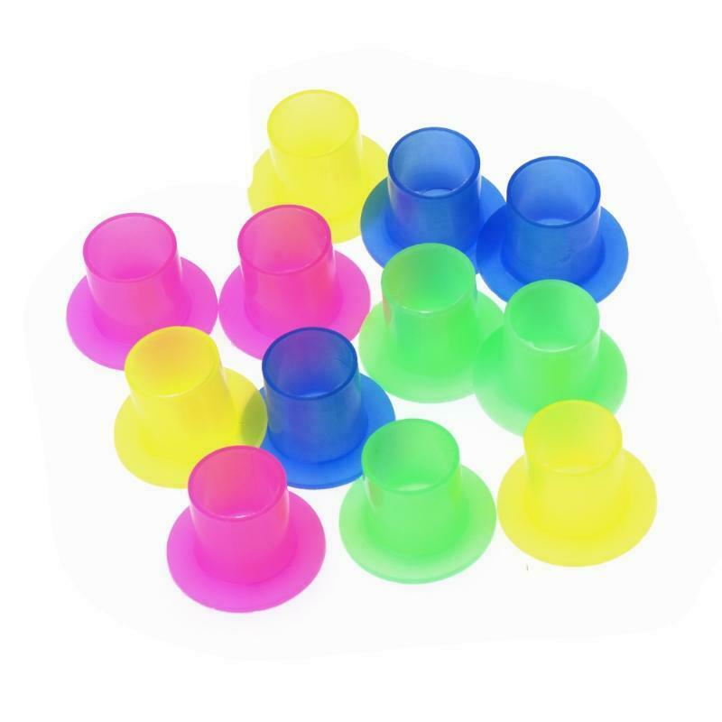 Package of 12 Twisty Flying Saucers Assorted Colors Helicopters Kids Toys Gifts
