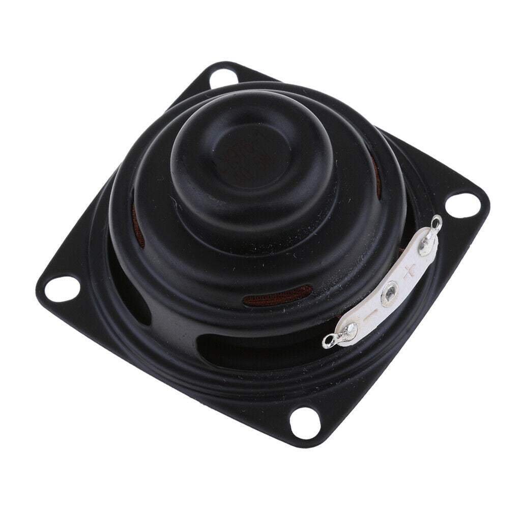 52mm 4Ohm 5W Full Range Audio Speaker Square Loudspeaker 16 Coil Rubber Edge