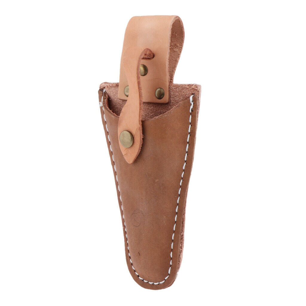 Gardening Pruner Shears Sheath Premium PU Leather Protective Case Cover 20cm