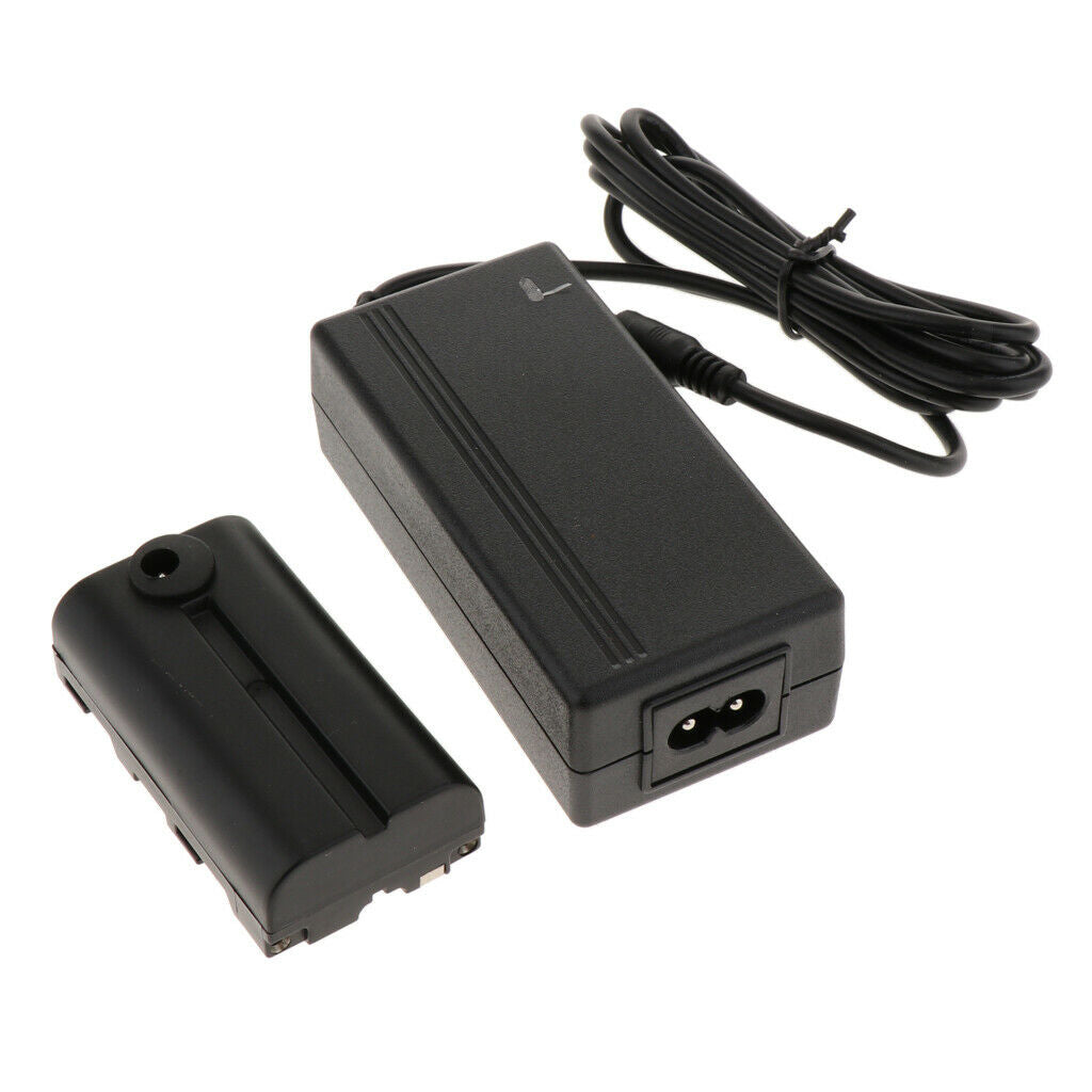 For Sony NP-F970 F750 F550 Dummy Battery Pack & AC-E6 AC Power Adapter Kit .