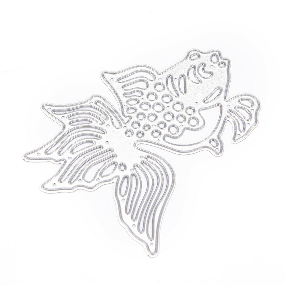 Goldfish Metal DIY Cutting Dies Stencil Scrapbook Album Paper Card Emboss Cra Tt