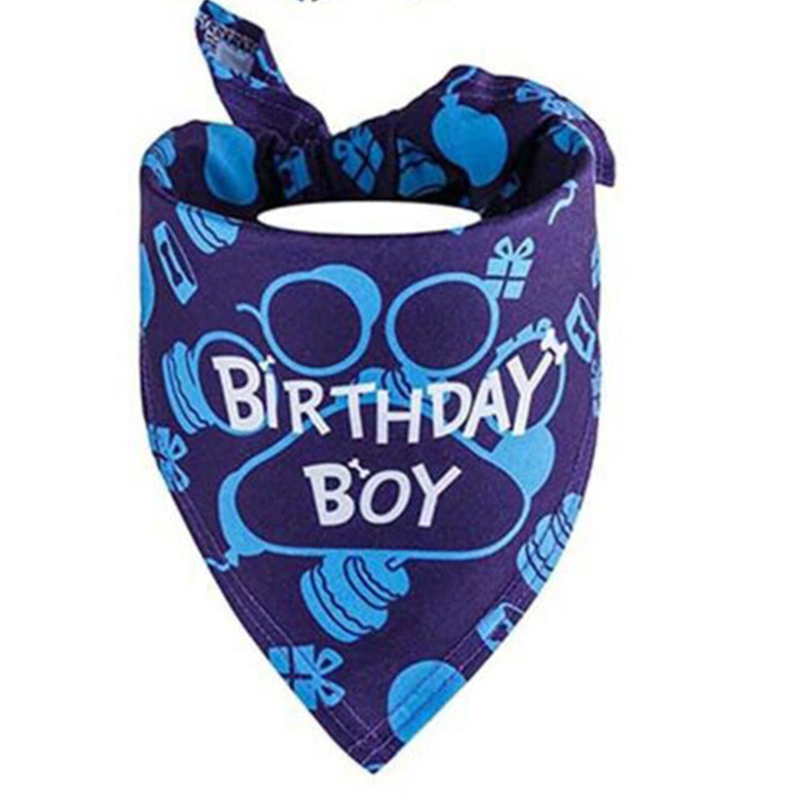 Pet Dog Birthday Party Supplies Bandana Hat Happy Birthday Banner Balloons Set