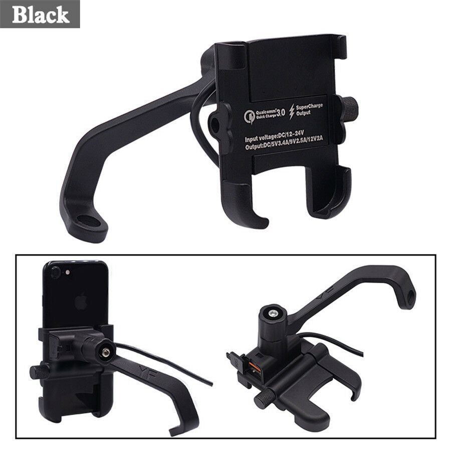 waterproof QC3.0 fast charge multi-function phone holder mirror holder bracket