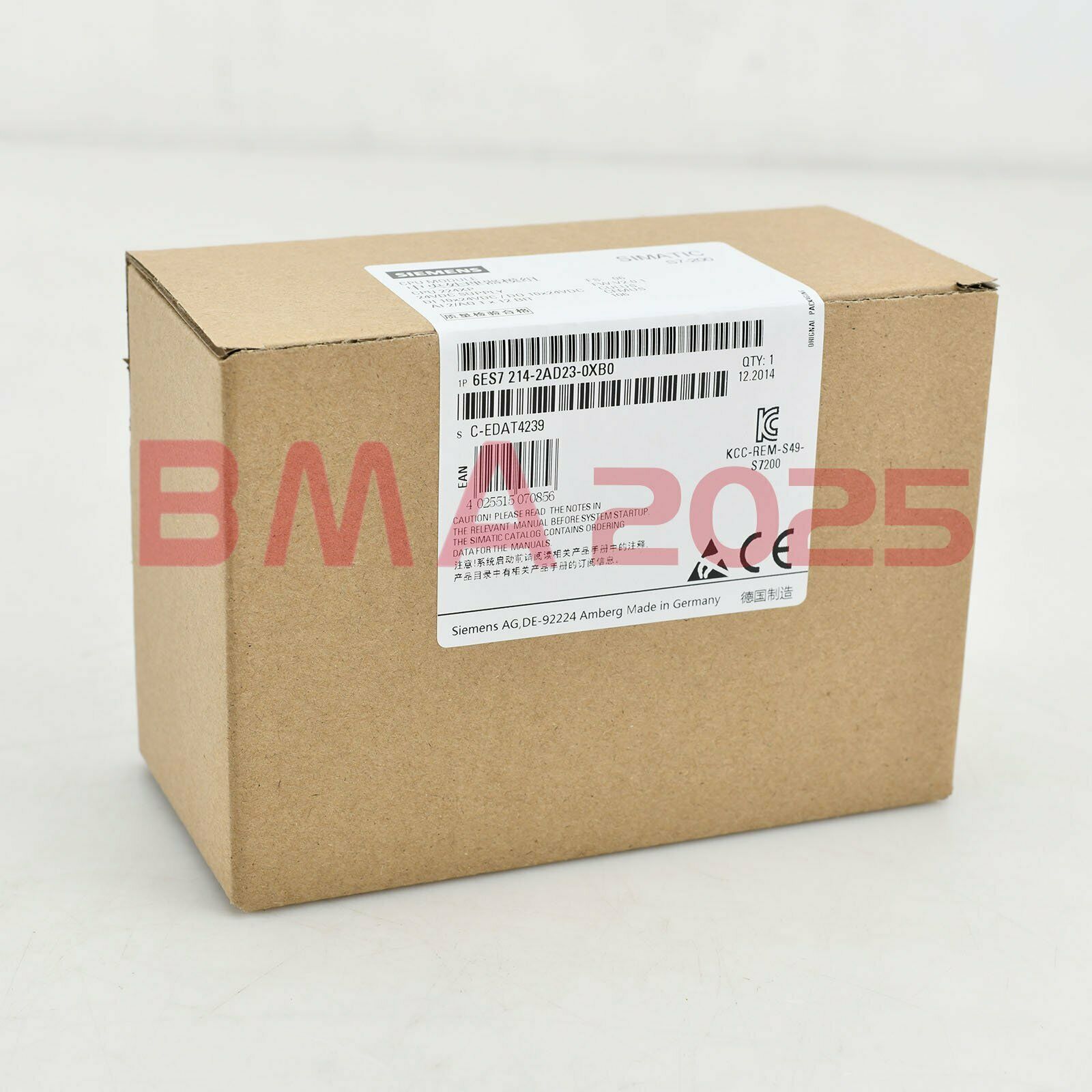 New 6ES7 214-2AD23-0XB0 6ES7214-2AD23-0XB0 1 year warranty free Ship SM9T