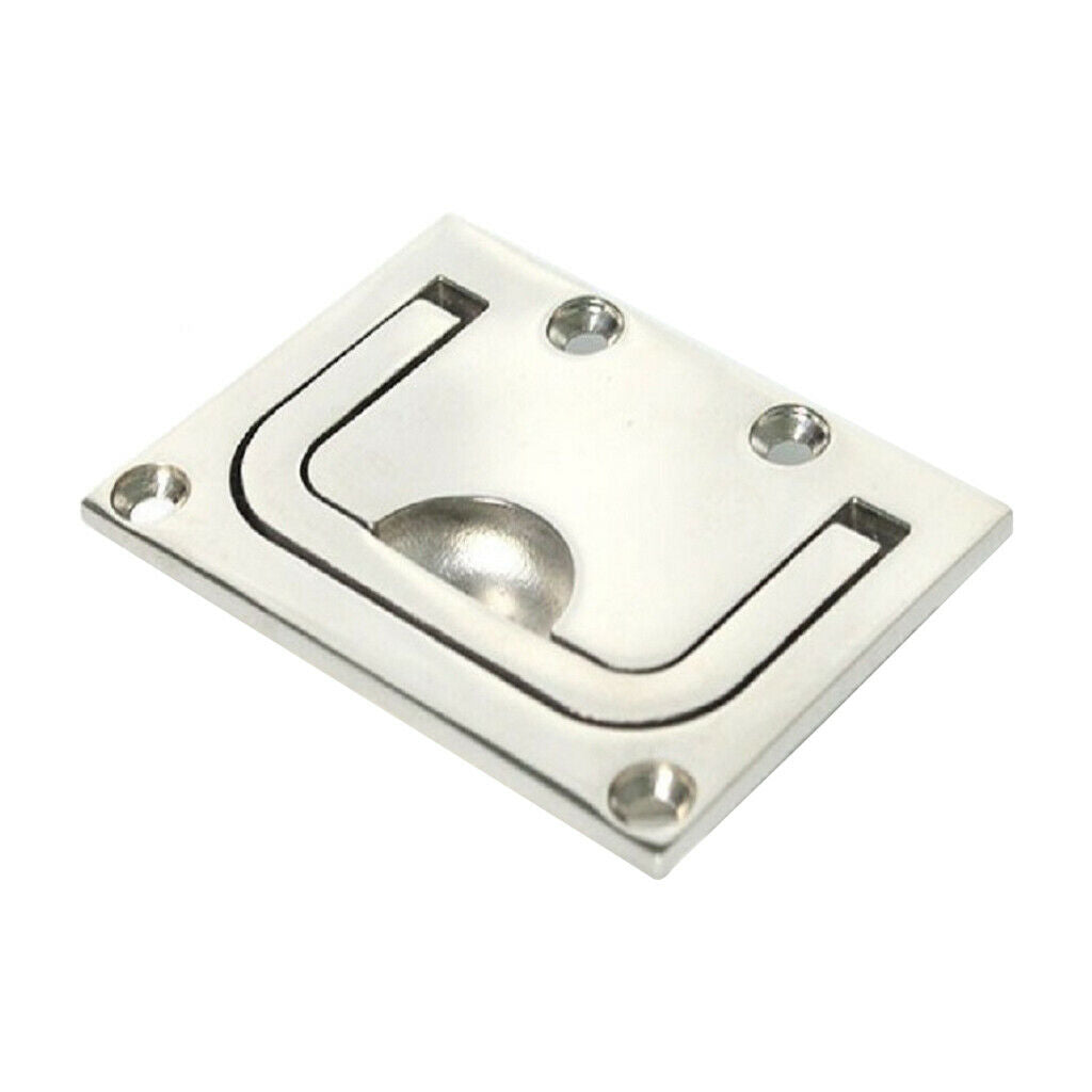 3"x2"  Boat Door Hatch Cabinet Lift Pull Ring Slam Latch 316 Stainless Steel