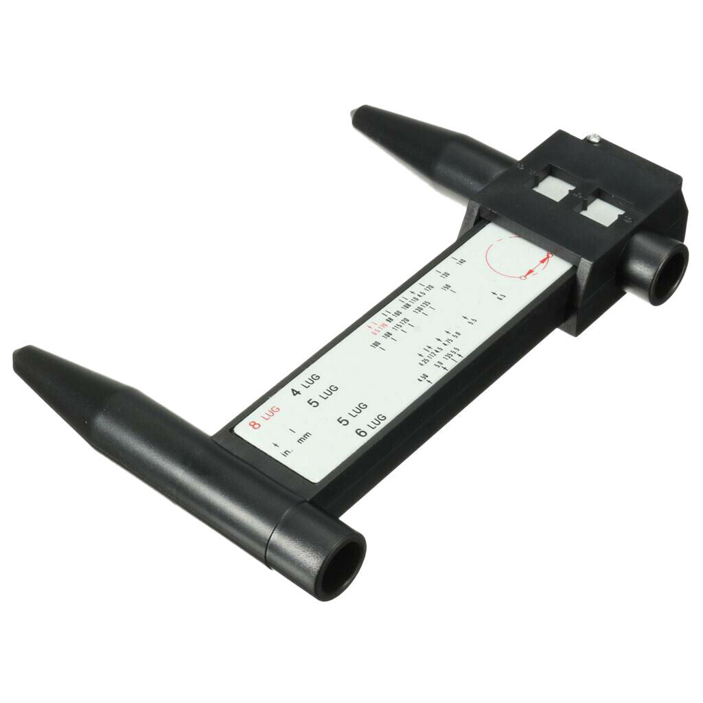 Easy Install Car 8Lug PCD Steel/Alloy Wheel Spacer Measuring Gauge Tool