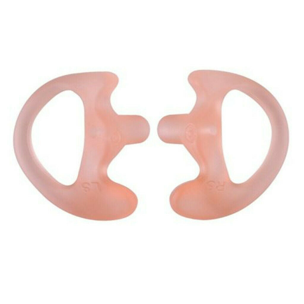 10Pair Replacement Earmold Earbuds Ear Plugs For Walkie Talkie Earphone Pink