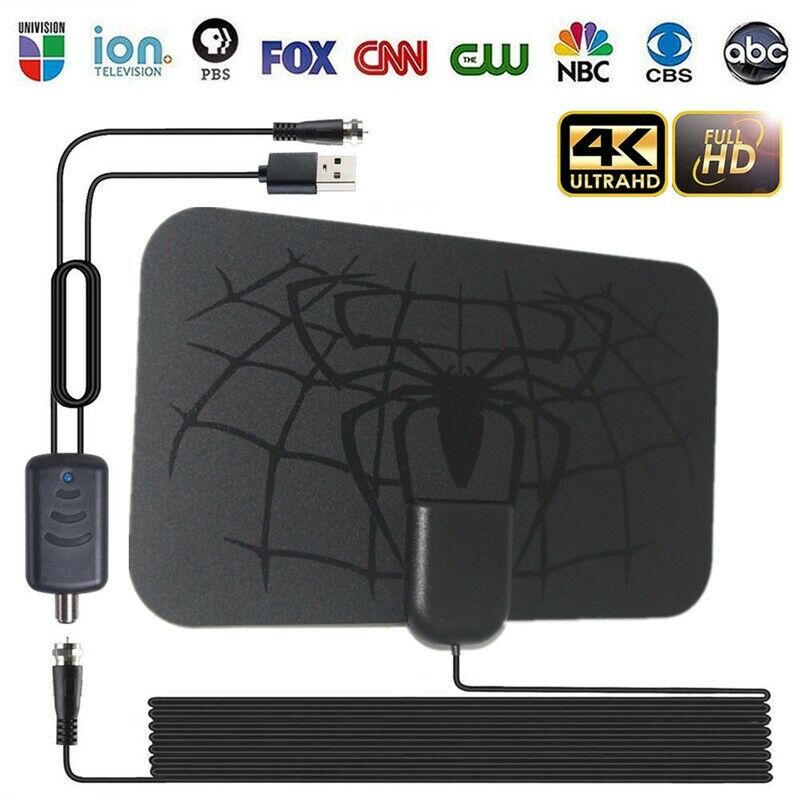 Indoor Digital Antena 25DB TV Aerial Amplified TV Antenna 4K DVB-T2 170-240 L4X4