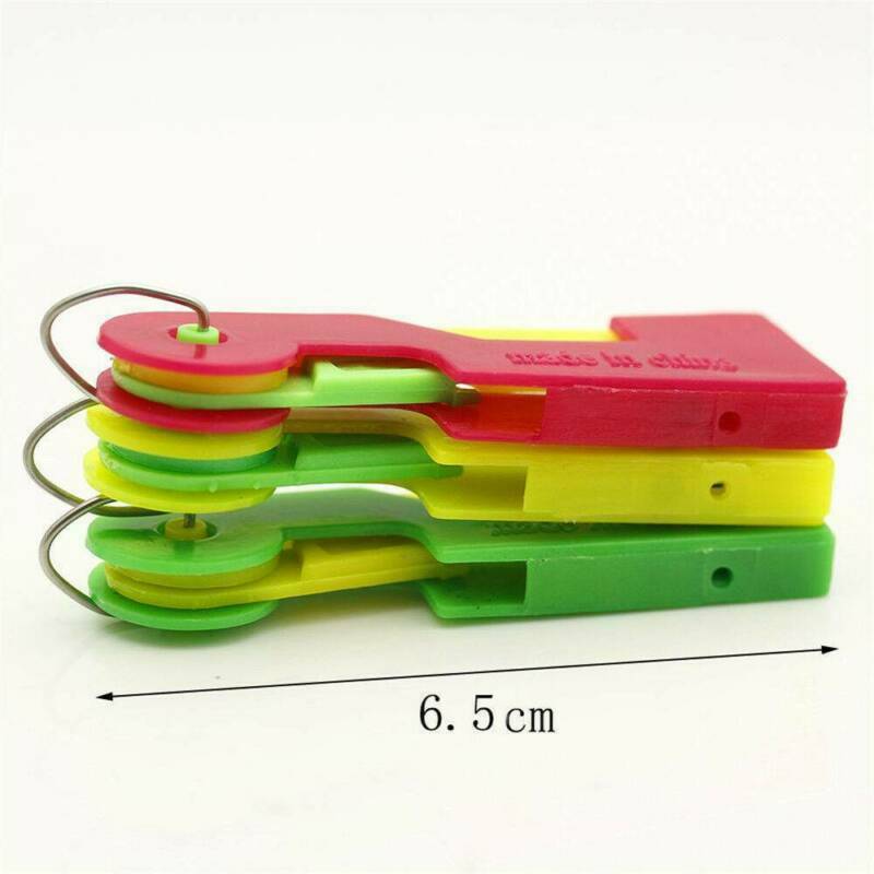 3pcs Automatic Needle Threader Thread Guide Elderly Use Device Sewing Machine US