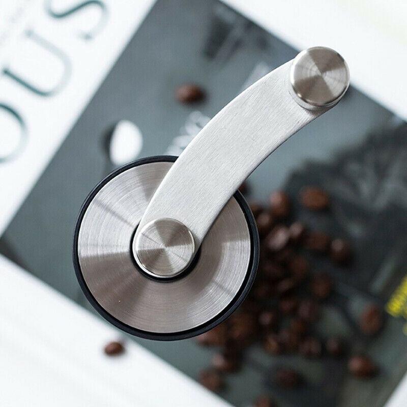 Manual Coffee Grinder Stainless Steel with Ceramic Burr Bean Mill Portable  DF