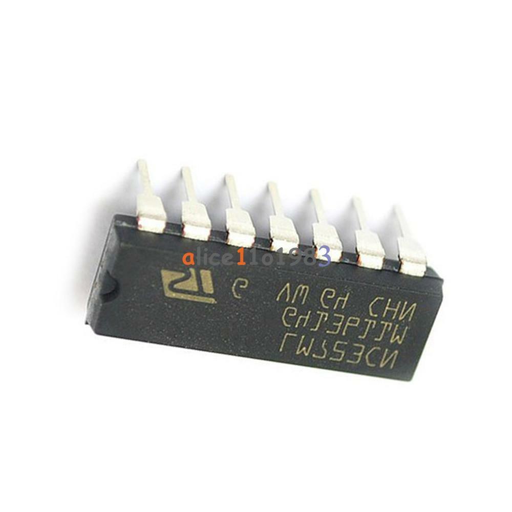 10Pcs LM723CN LM723 Adjustable Voltage Regulator 2-37V 150m