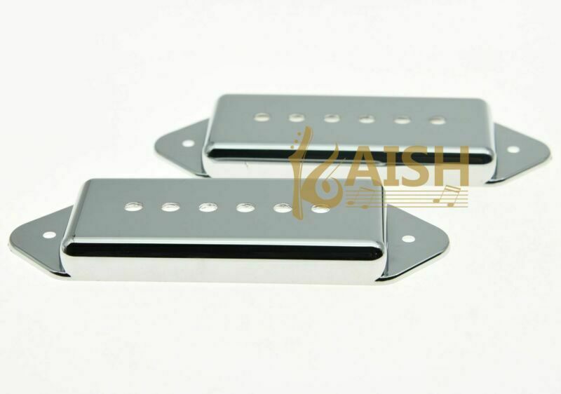 2pcs 52mm Plastic P90 Dogear Guitar Pickup Covers  Chrome fits for LP