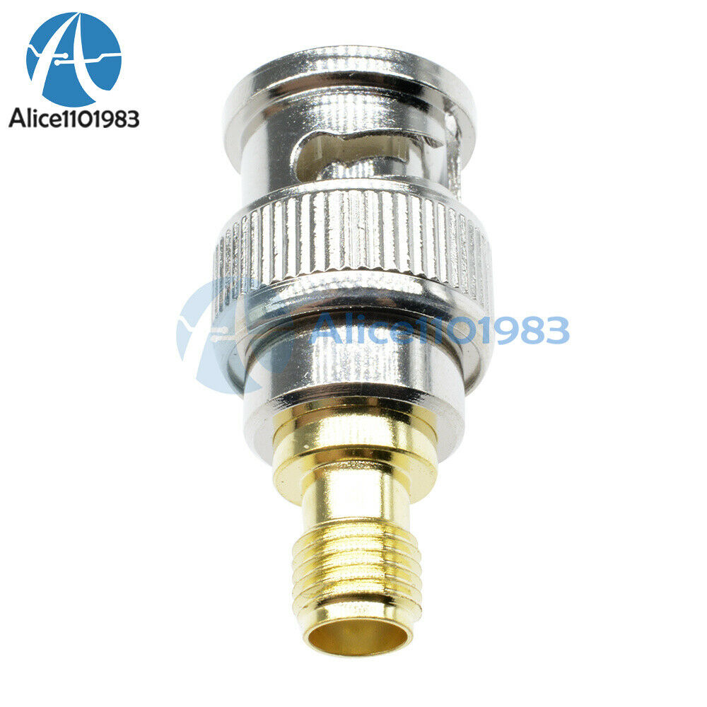 Adapter BNC Plug Male to SMA Female Jack RF Connector Straight