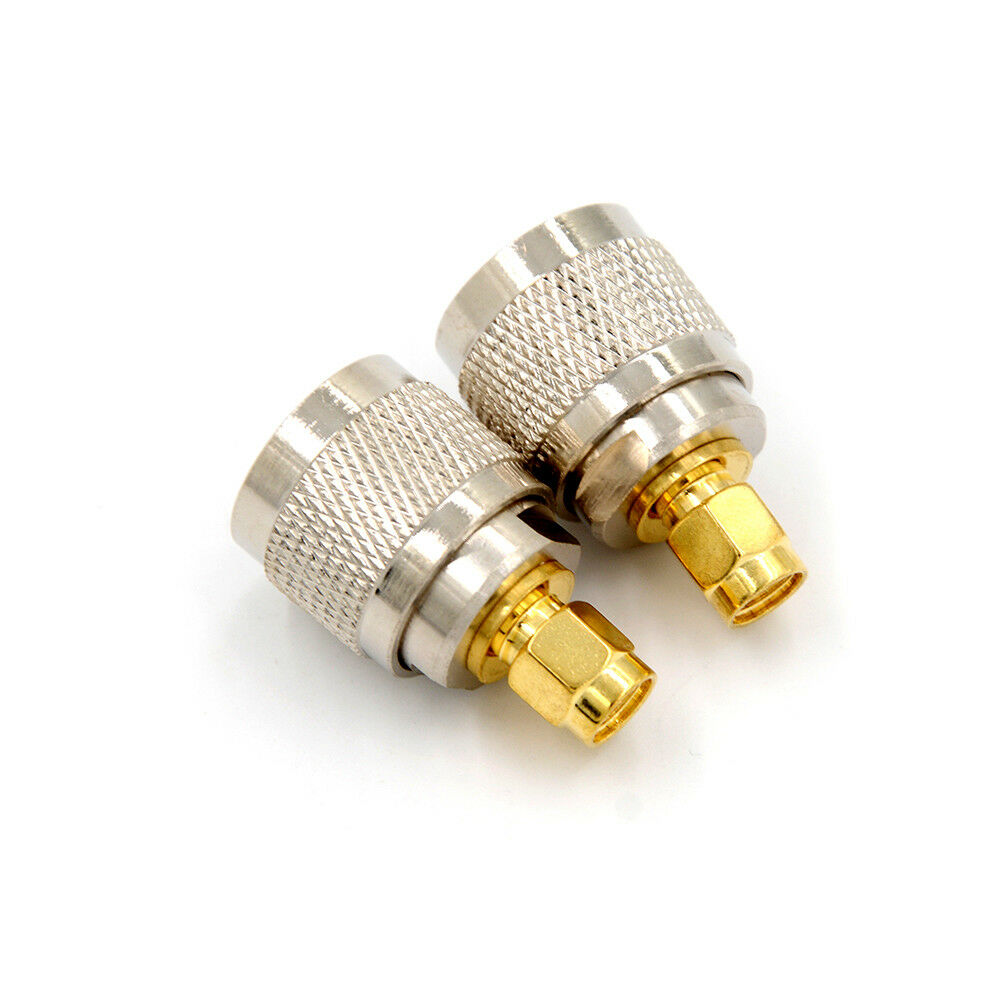 N-Type N Male Plug to SMA Male RF Coaxial Adapter Connector 1PcsHGUH WF