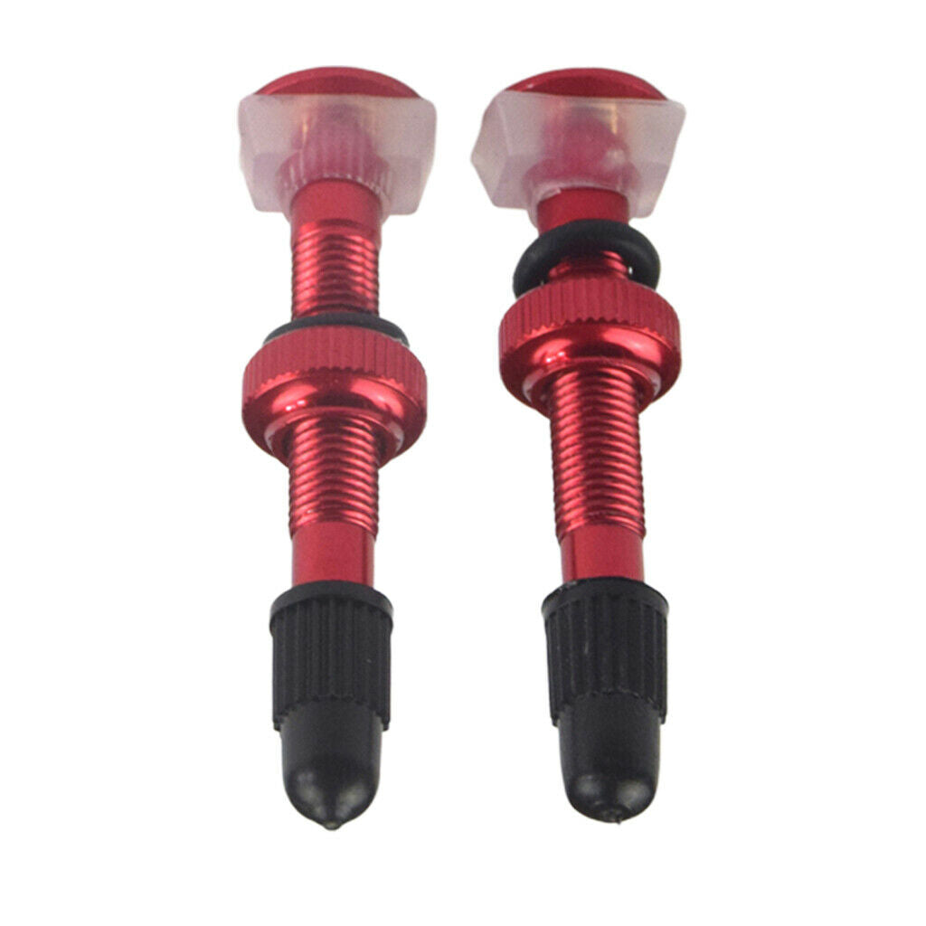 Mountain Bike Bicycle Presta Valves Replacement Core Vacuum-Nozzle Red