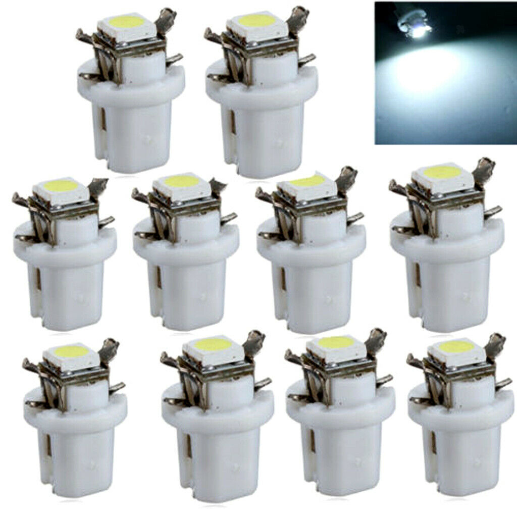 10x B8.5d 5050 LED Bulb for Dashboard