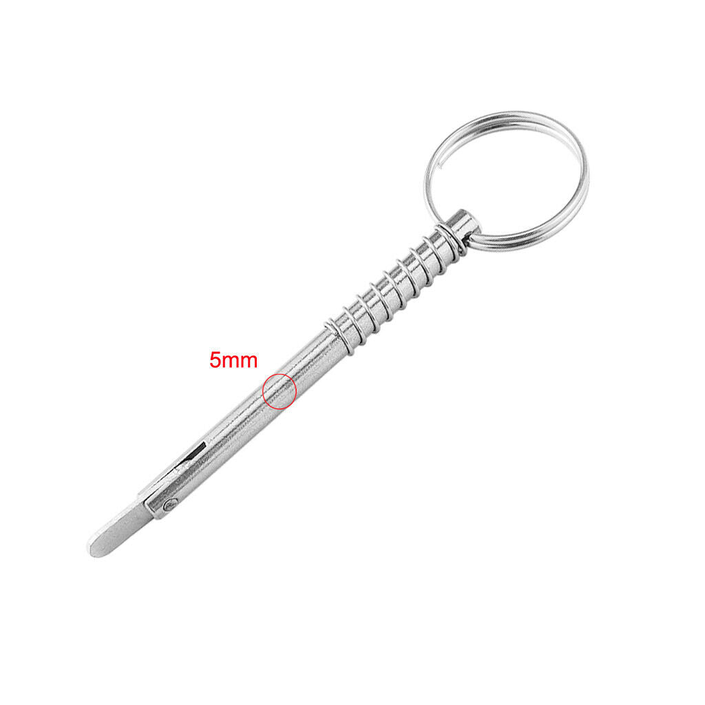 Boat Marine Socket Pin Ball Lock | Ã˜ 5mm / 0.20 "| 76mm | 316 Stainless Steel